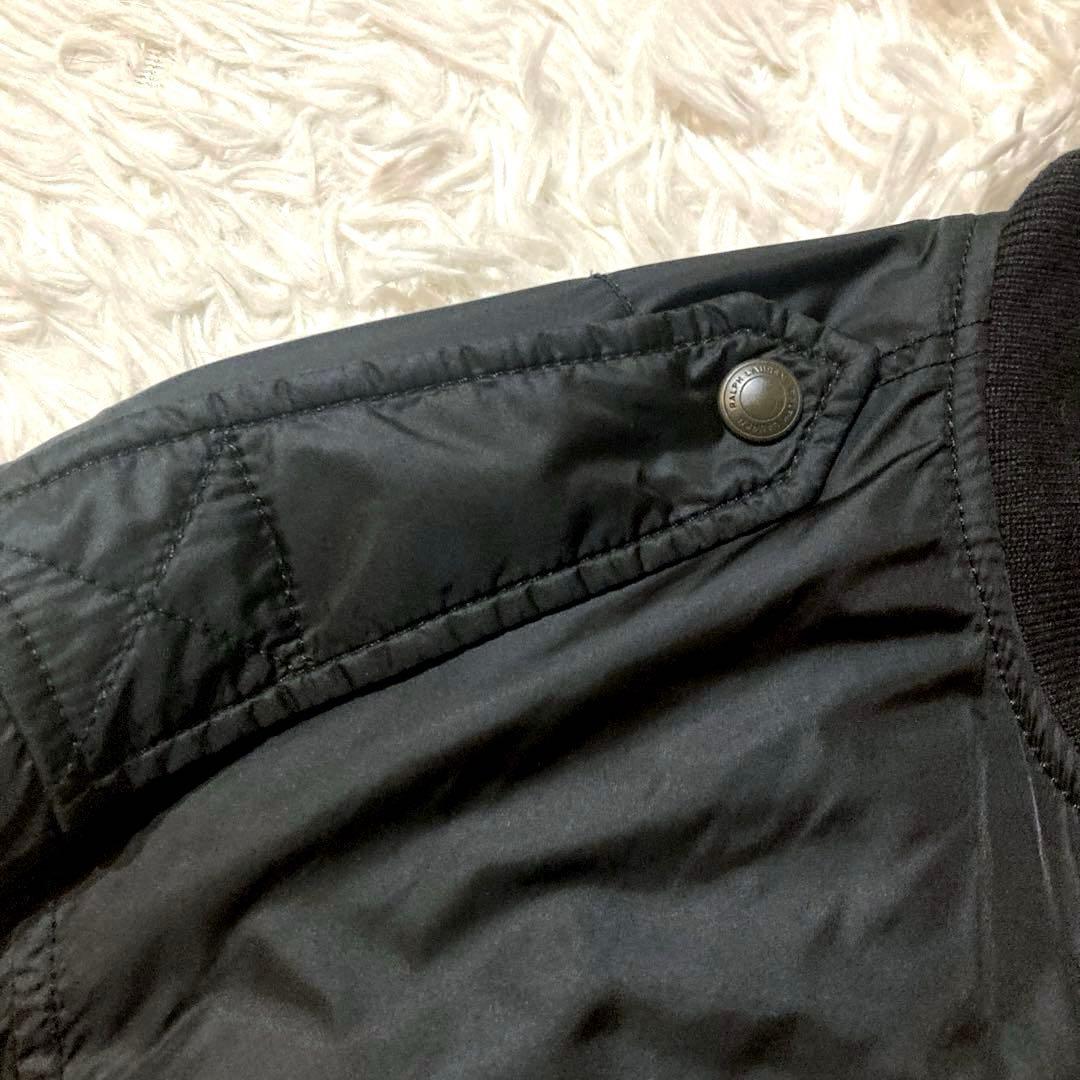 ポロ ラルフローレンMA-1 フライトジャケット　サイズL ブラック