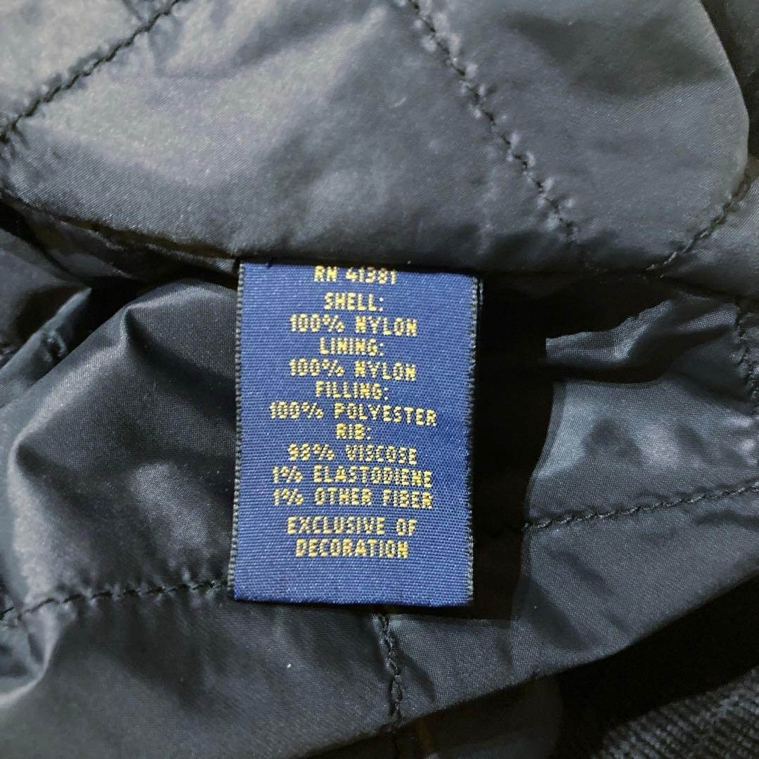 ポロ ラルフローレンMA-1 フライトジャケット　サイズL ブラック