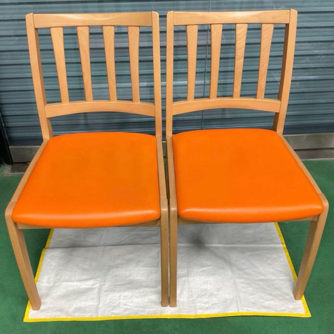 コイズミ　ダイニングチェア　　木製　2脚　　コイズミファニテック株式会社