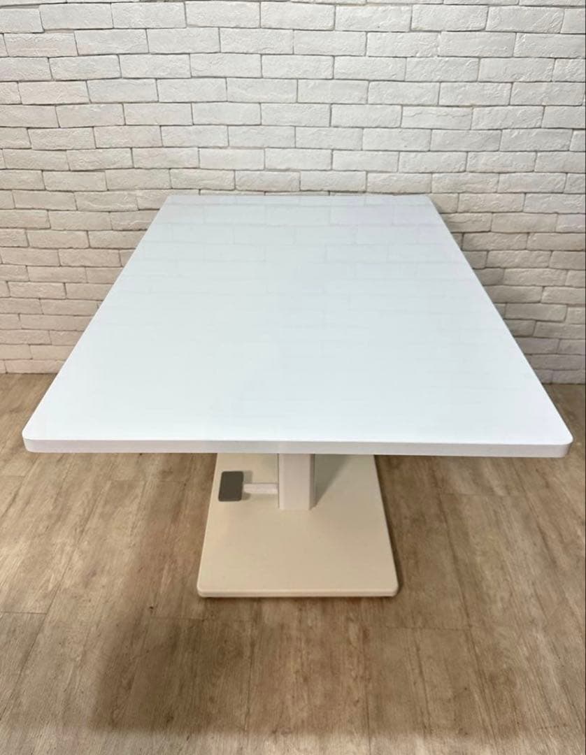 ①【東京都内23区配送無料】昇降テーブル　ダイニング　センター　リビング　食卓