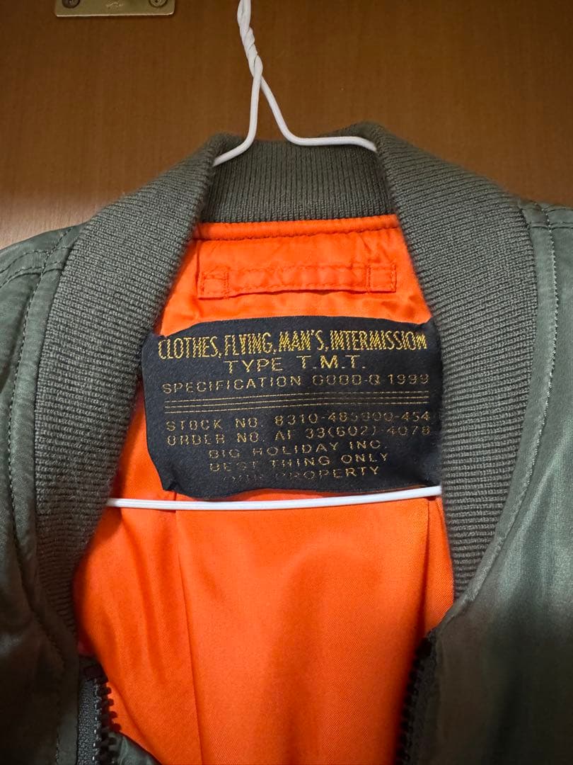 u*8様 AVIREX TMT MA-1 カーキ Lサイズ
