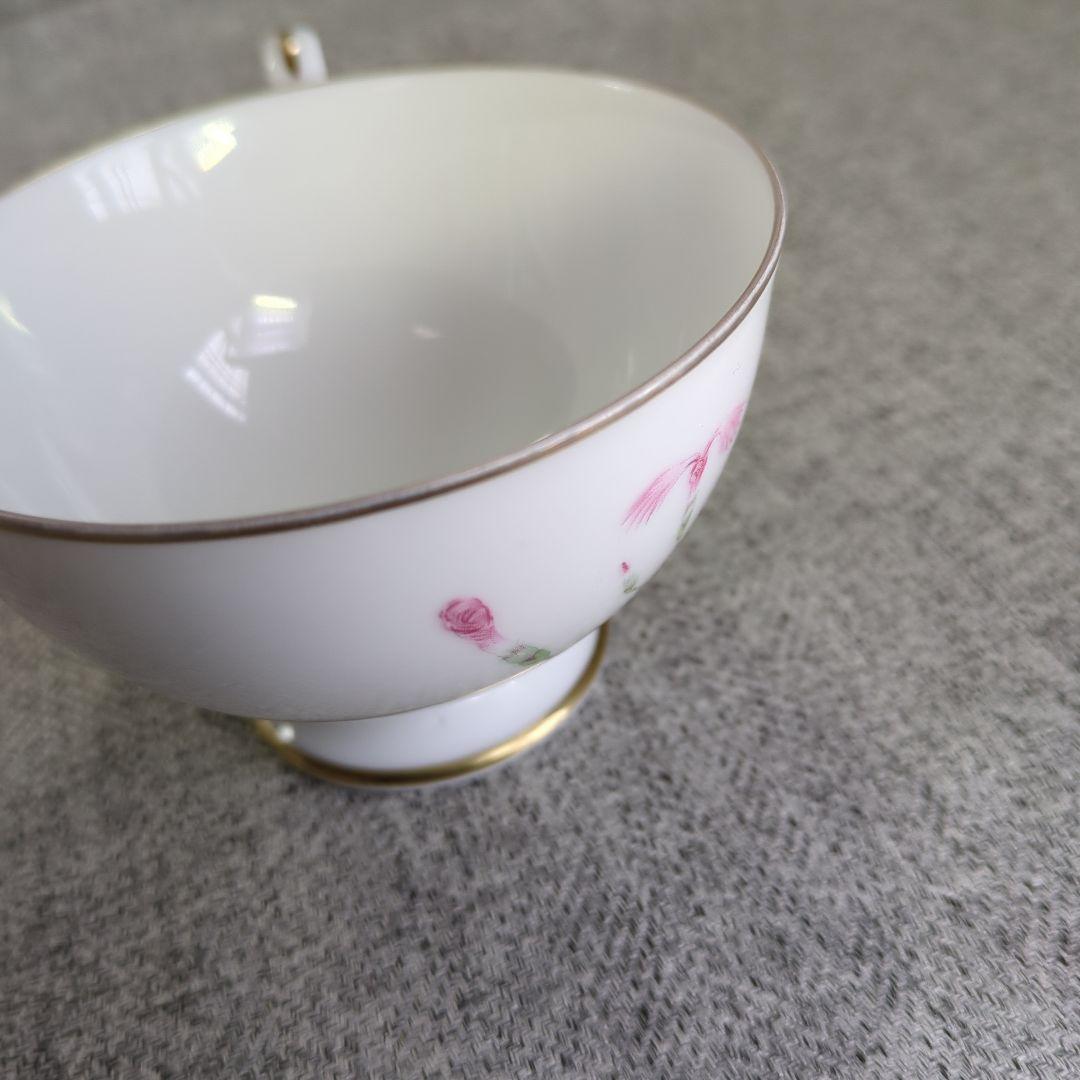 万葉の花　カップ　＆　ソーサー　スプーン　高級陶器製