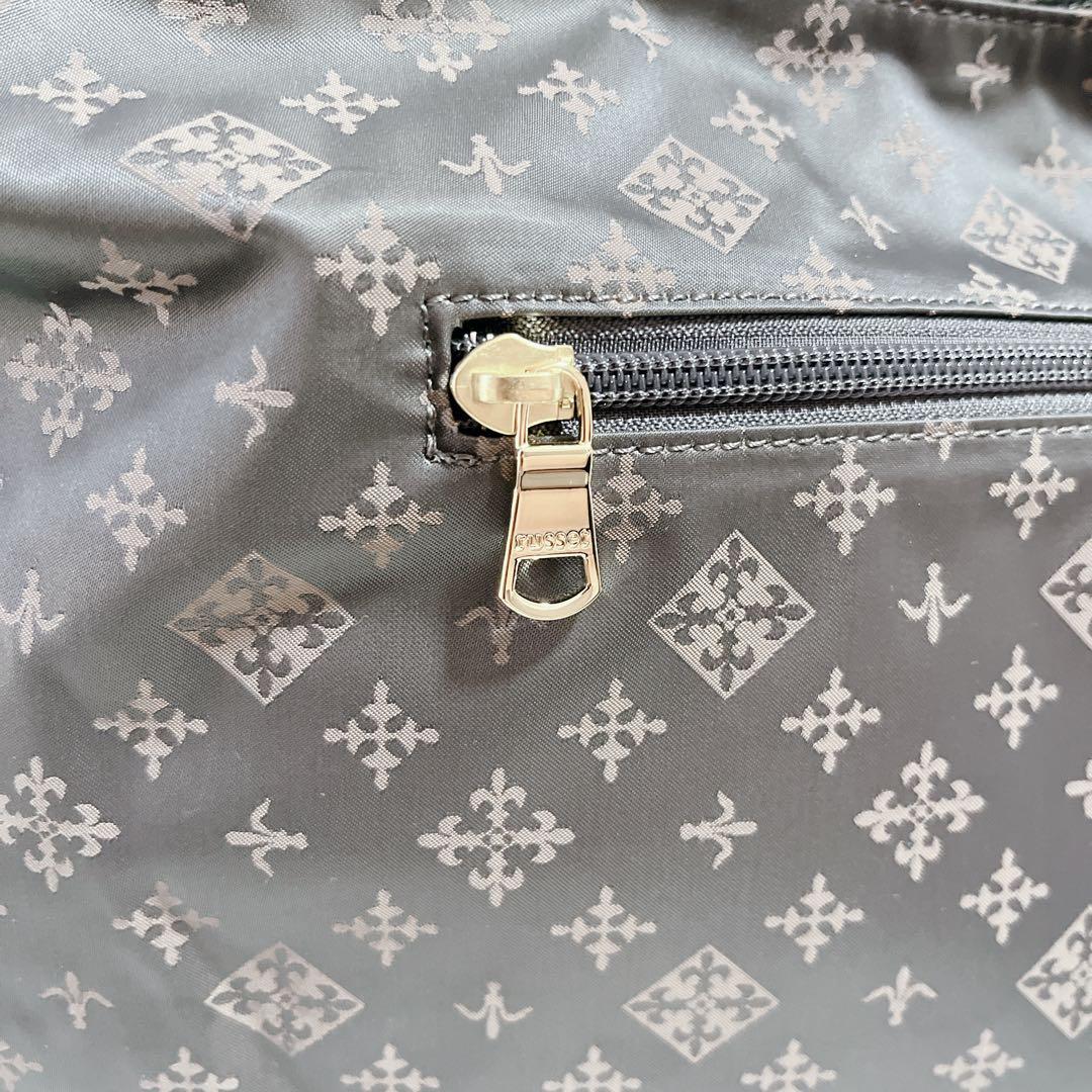 未使用✨ラシット ペリカンバッグ　トートバック　肩掛け　グレー　総柄