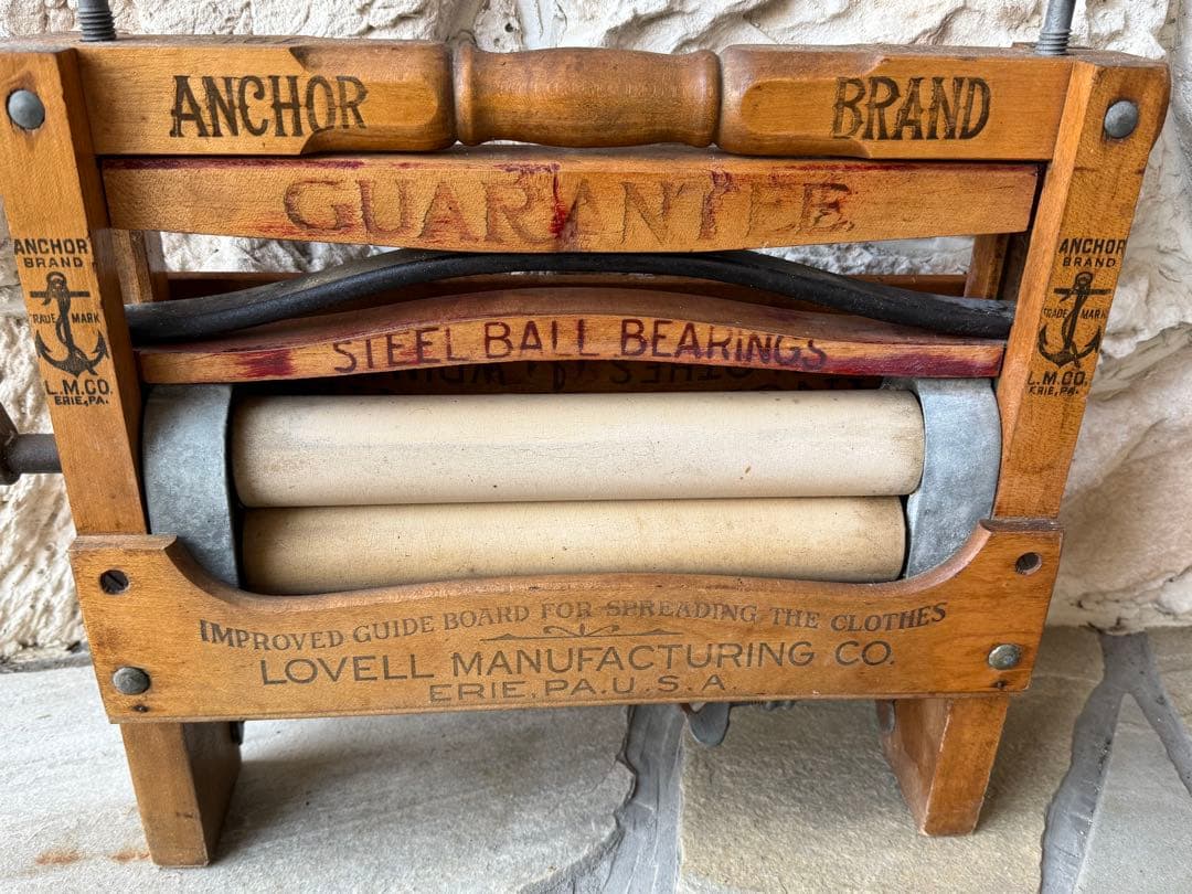 【値下げ】アンティーク アンカー 社ローラー式脱水機