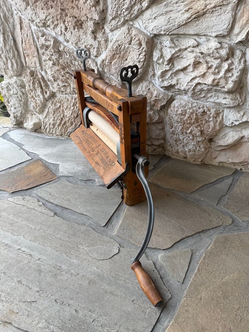 【値下げ】アンティーク アンカー 社ローラー式脱水機