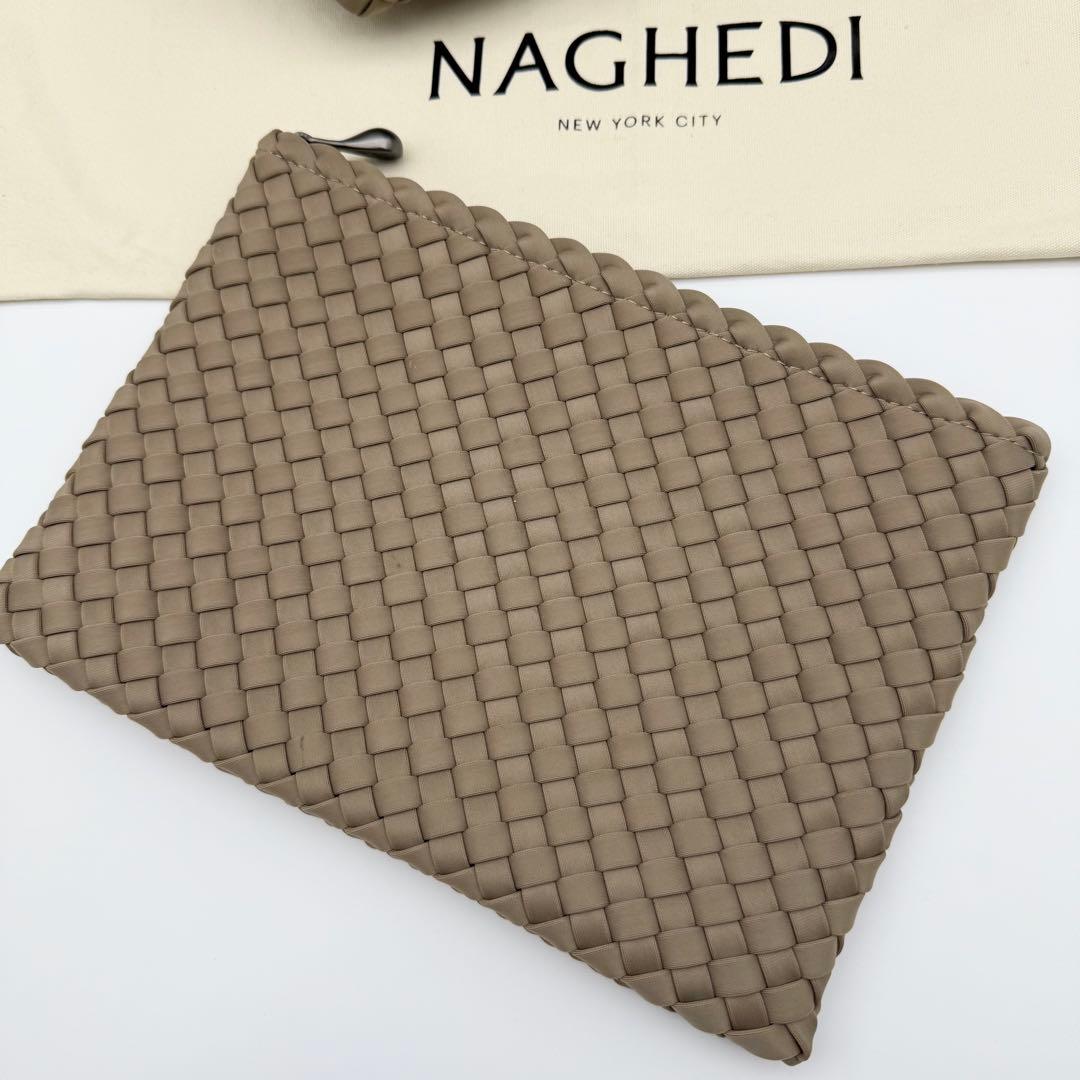 【極美品】NAGHEDI ST BARTHS MEDIUM トートバッグ ポーチ