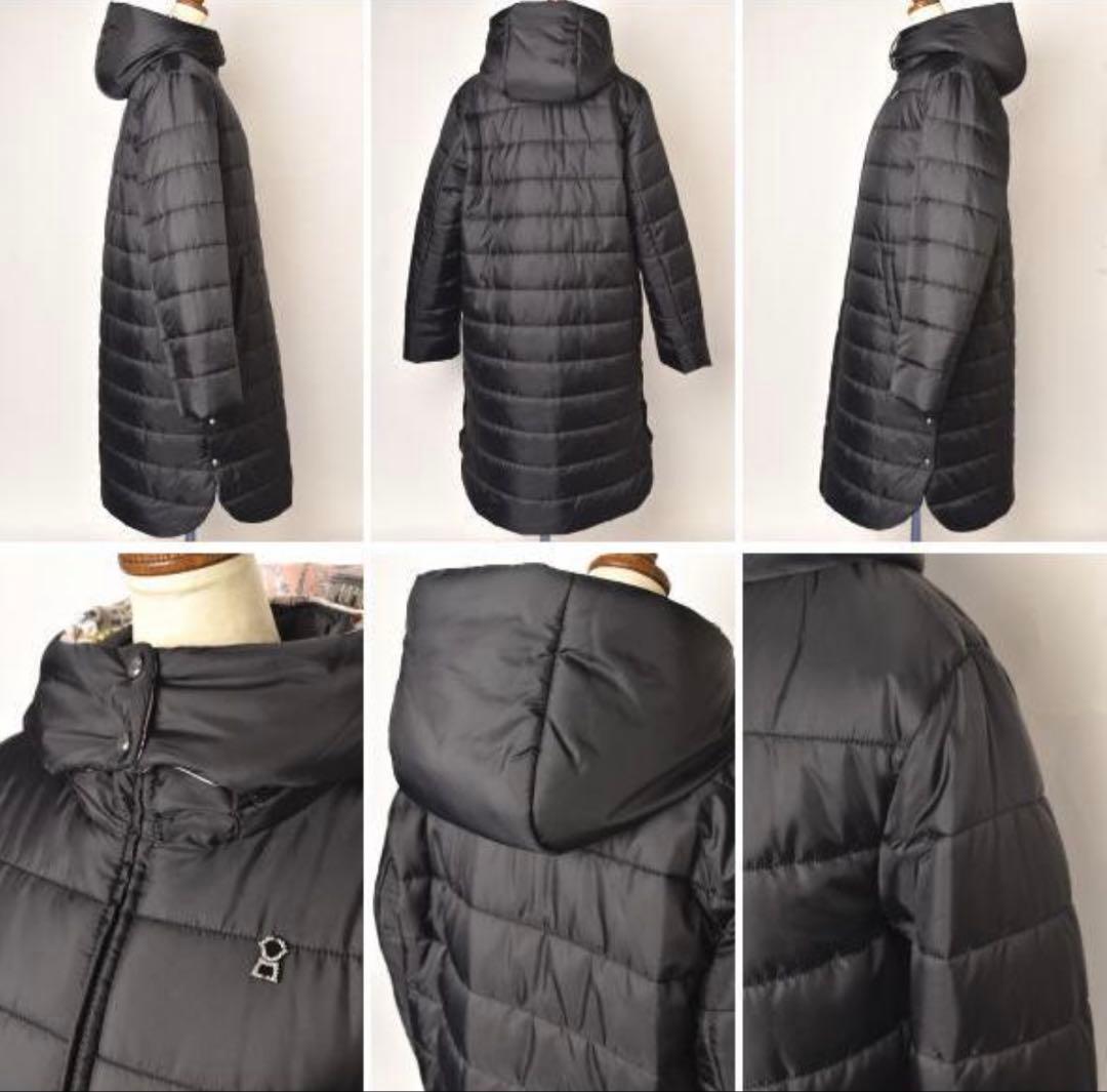 【新品タグ付き】ビギジャパン ダウンコート ブラック 真冬　軽量 ロング丈