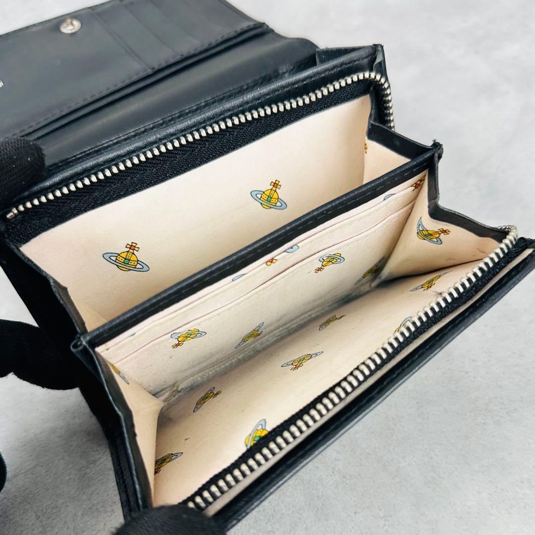 Vivienne Westwood オーブ　マルチストライプ　二つ折り財布