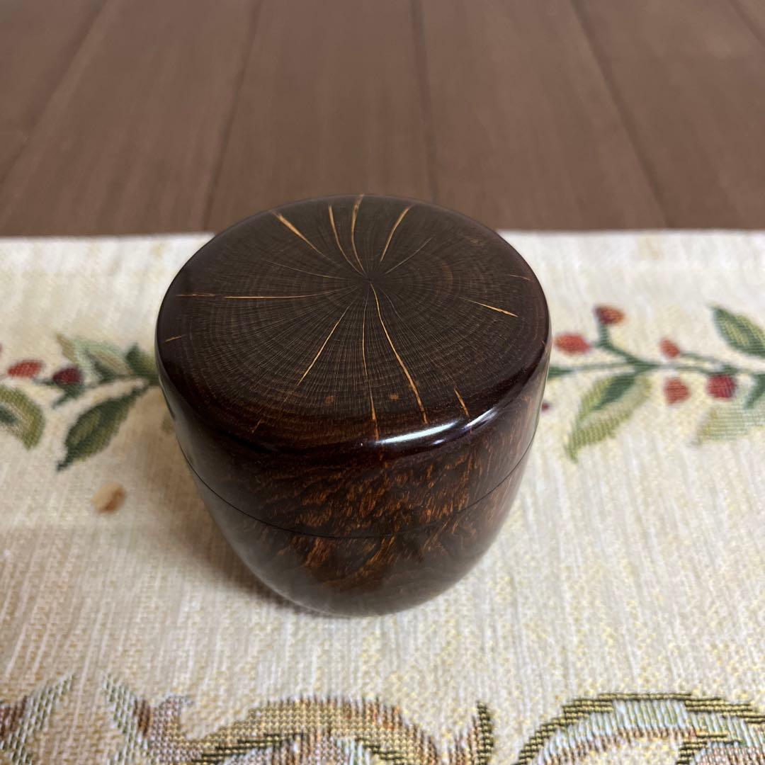 蔦　茶道具 棗 拭き漆