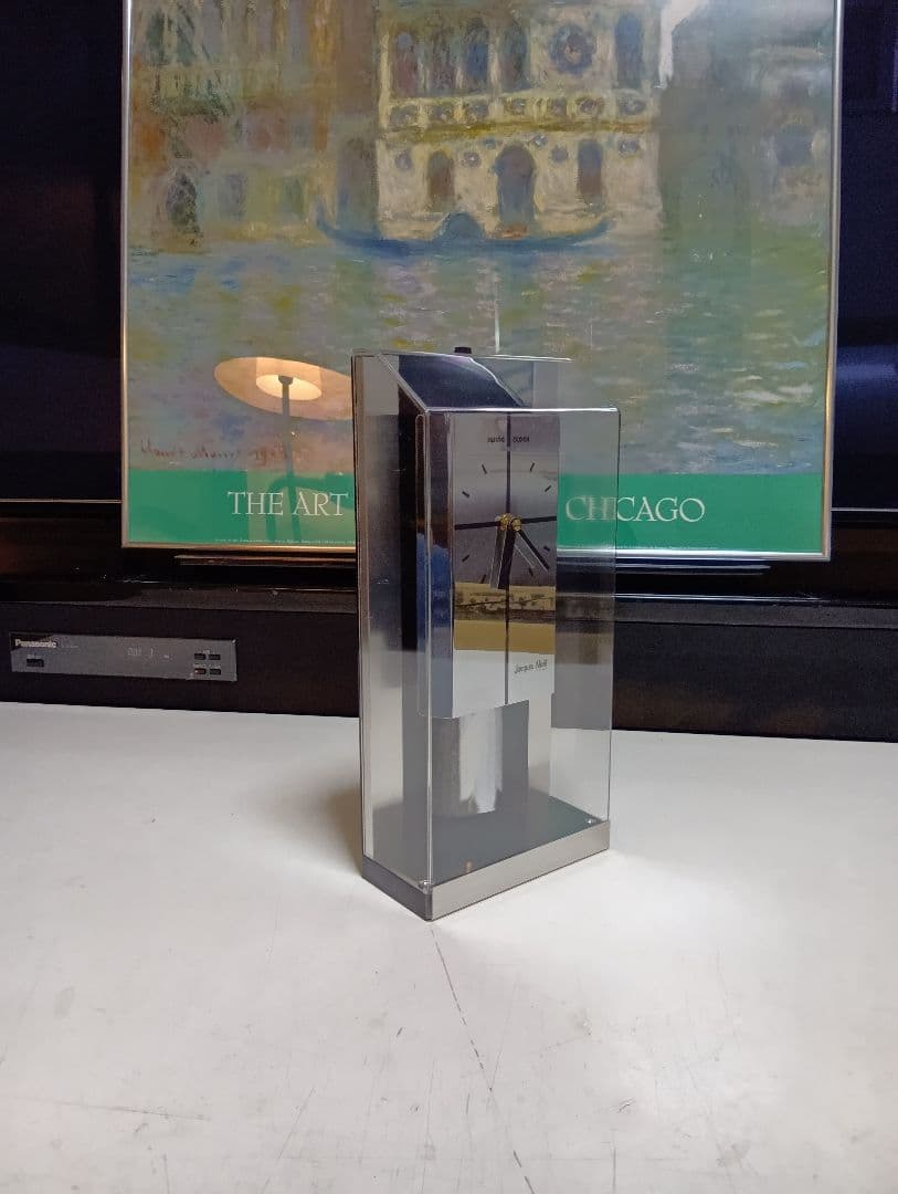 1980's　フランス　ジャックノエル　スペースエイジ　メタル　スイングクロック