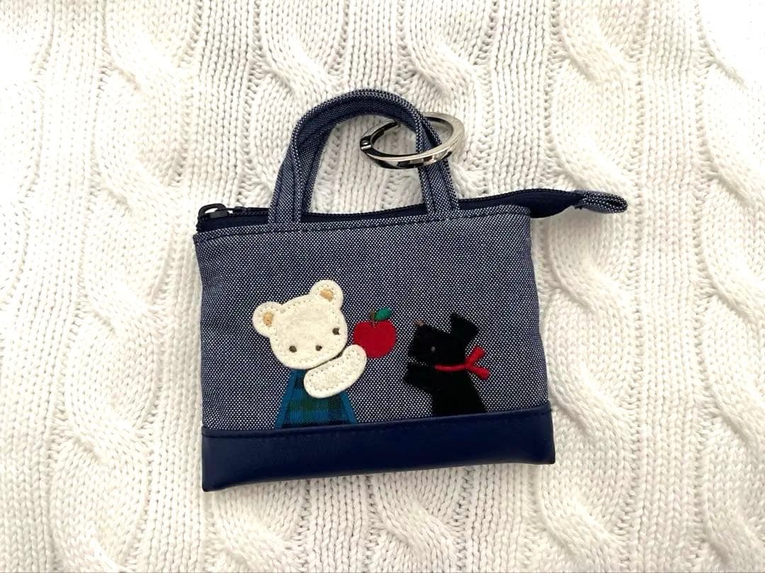 ファミリア　ミニデニムバッグ