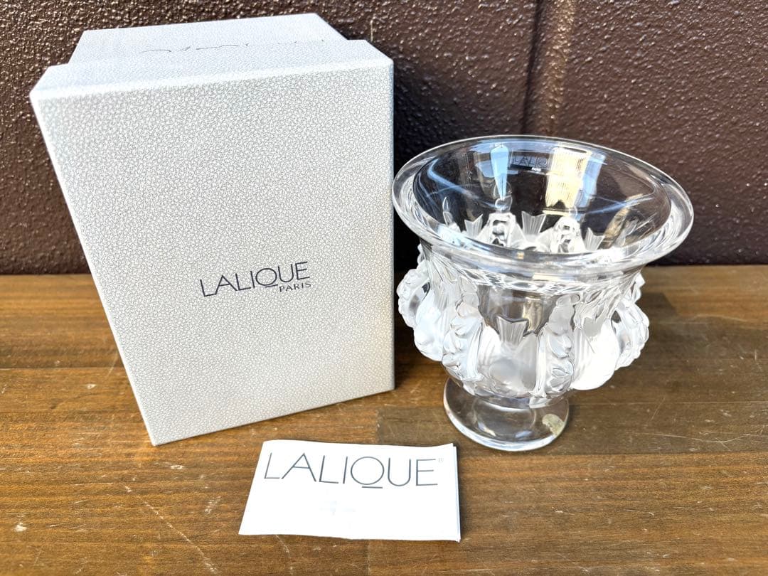 ラリック ガラス フラワーベース 花瓶