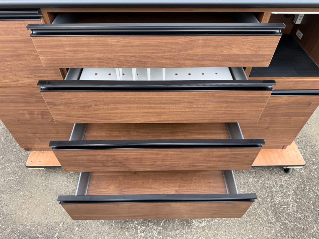 なな 美品 古賀家具 キッチンボード おしゃれ キッチンカウンター