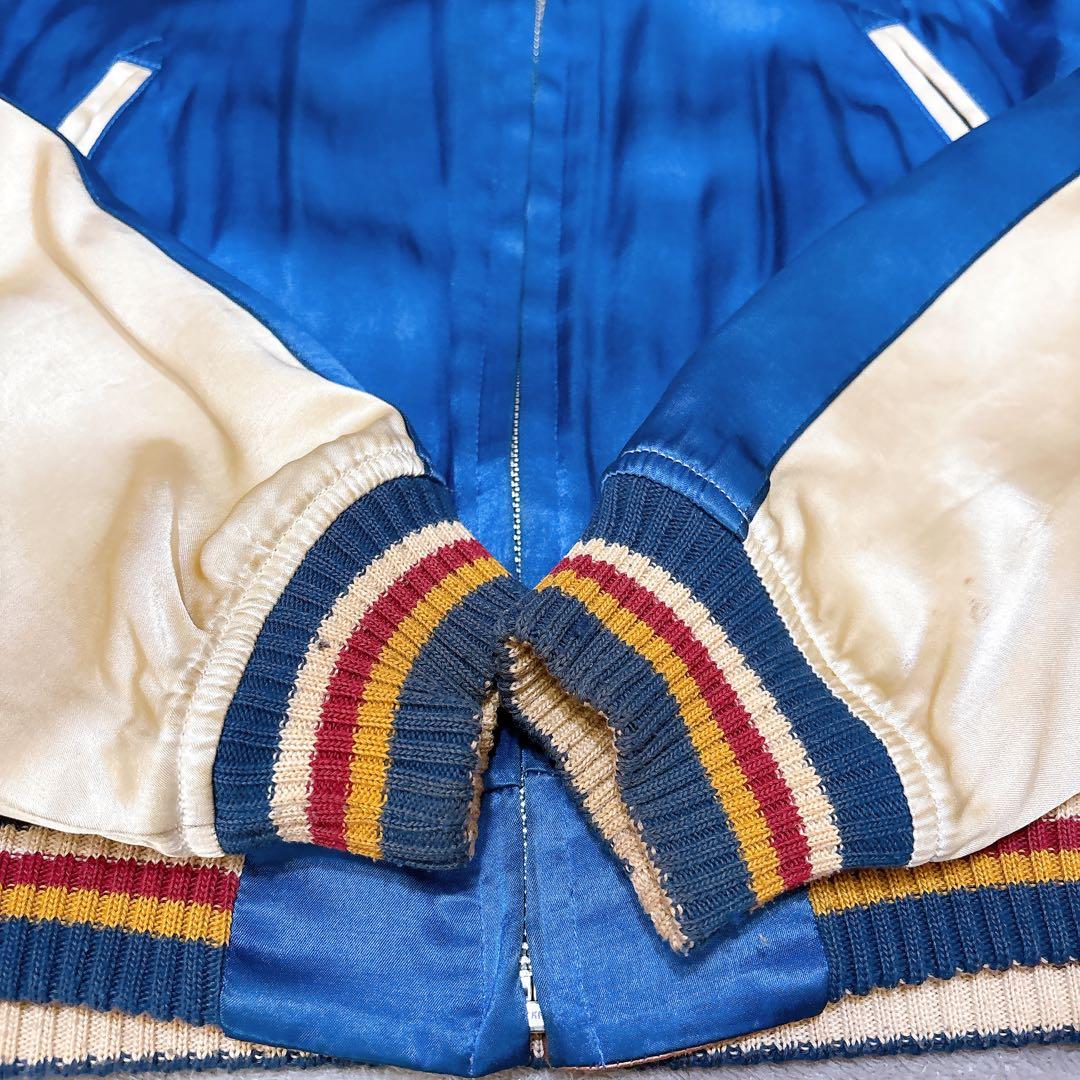 THEFLATHEAD フラットヘッド 和柄 刺繍 スカジャン 顔虎 Lサイズ