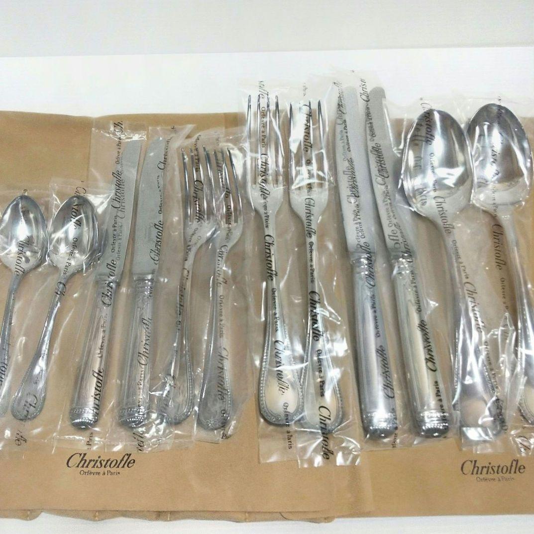 クリストフル マルメゾン 未開封 12点 ナイフ フォーク スプーン セット