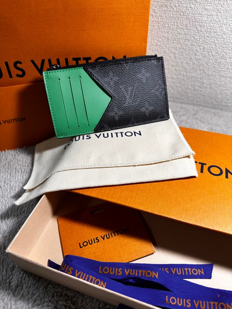 ルイ・ヴィトン　カードホルダー　バンブーグリーン　日本限定