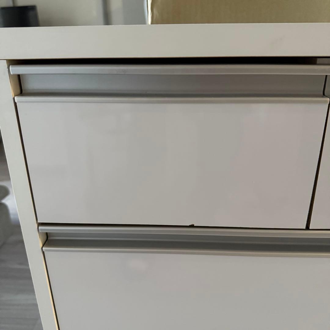 闇*ト様 ディノス　ホワイト 5段チェスト