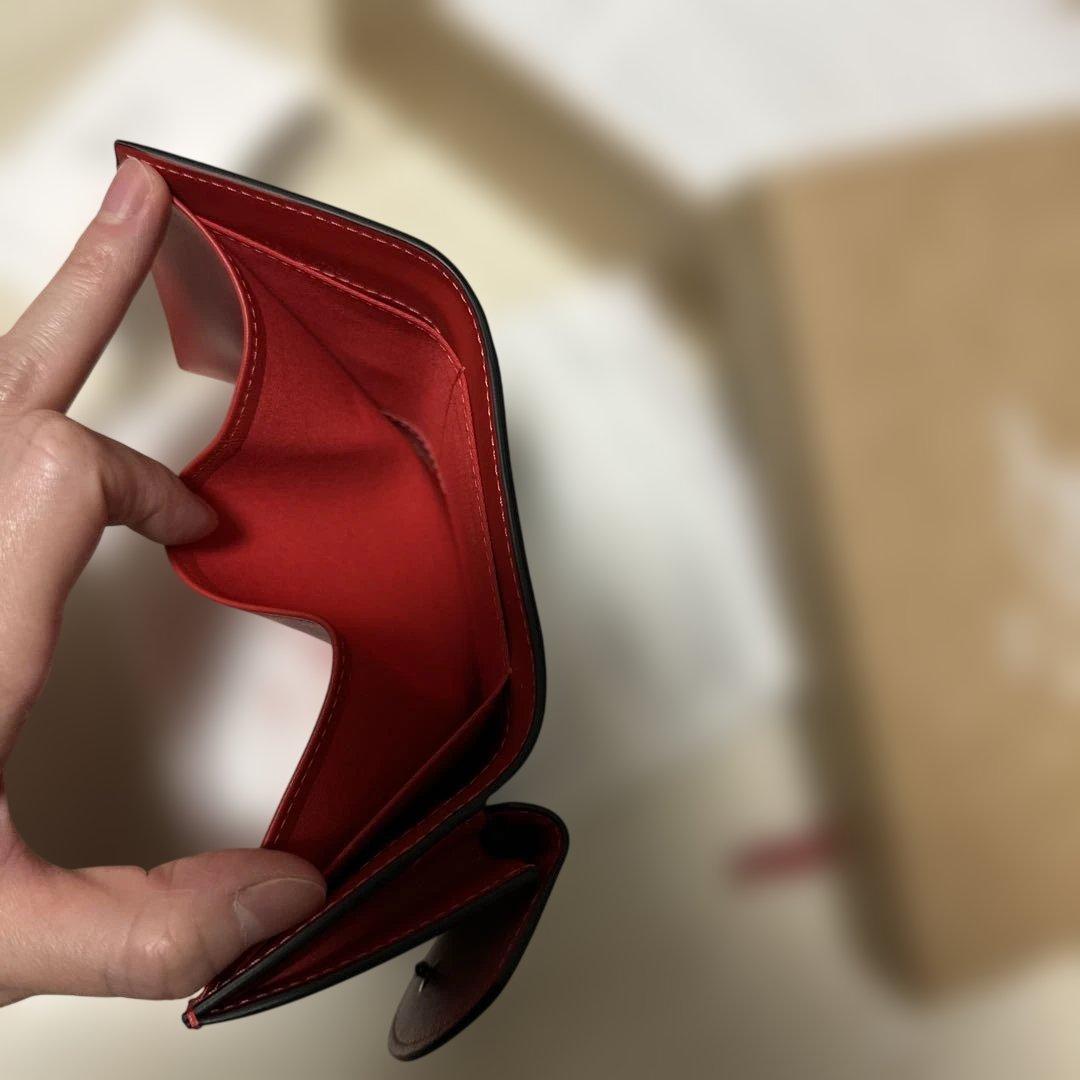 Christian Louboutin LOUBI54 三つ折り財布 黒