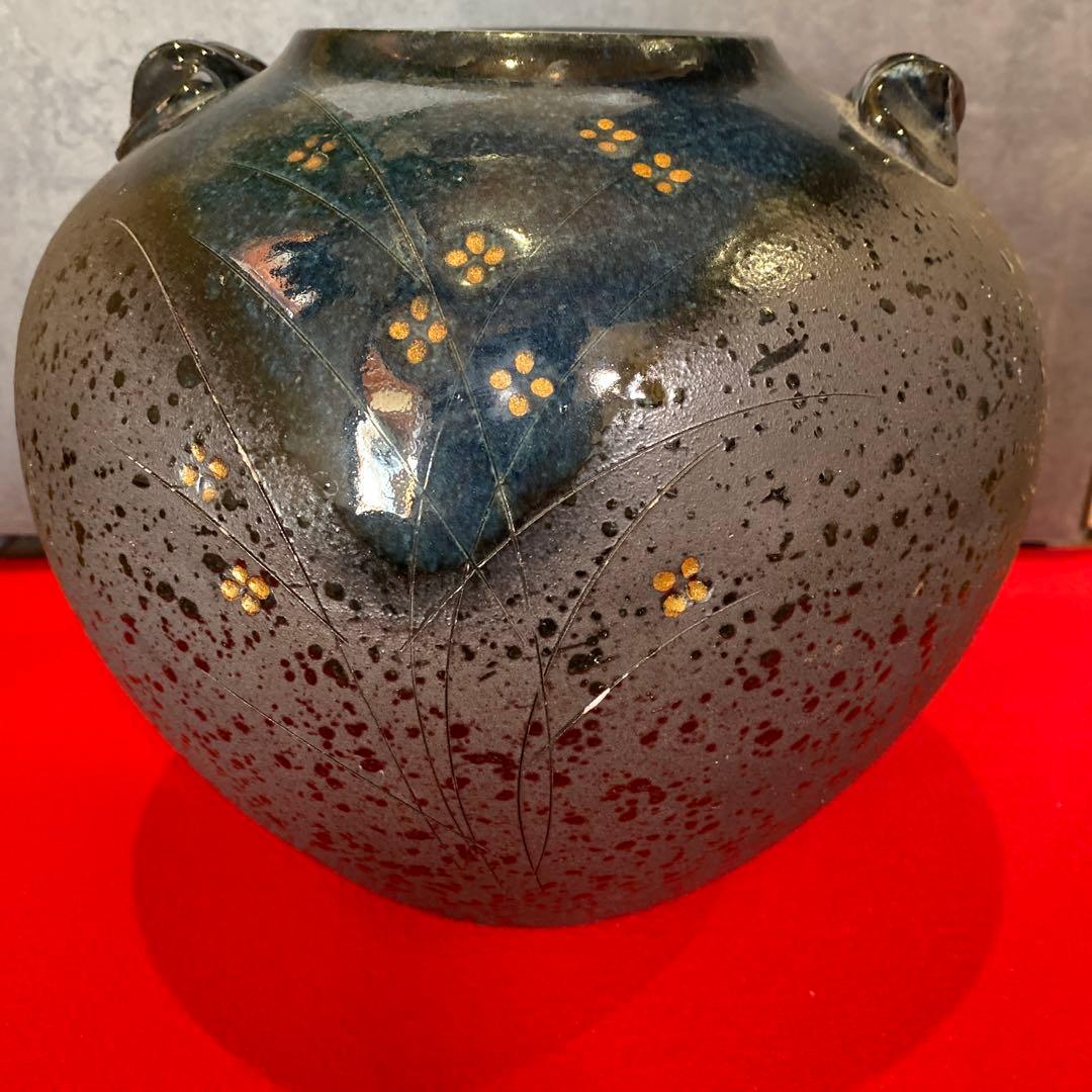 花器 陶芸 壺 和モダン インテリア　フラワースタンド