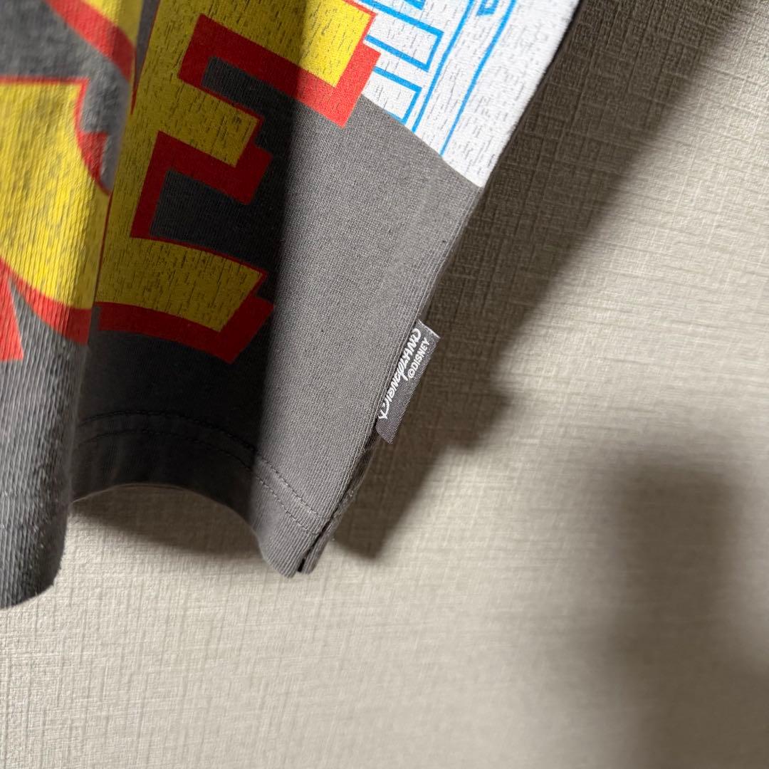 香港ディズニー限定★ズートピア2 ビッグロゴTシャツ Disney グレー XL