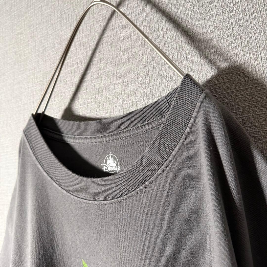 香港ディズニー限定★ズートピア2 ビッグロゴTシャツ Disney グレー XL