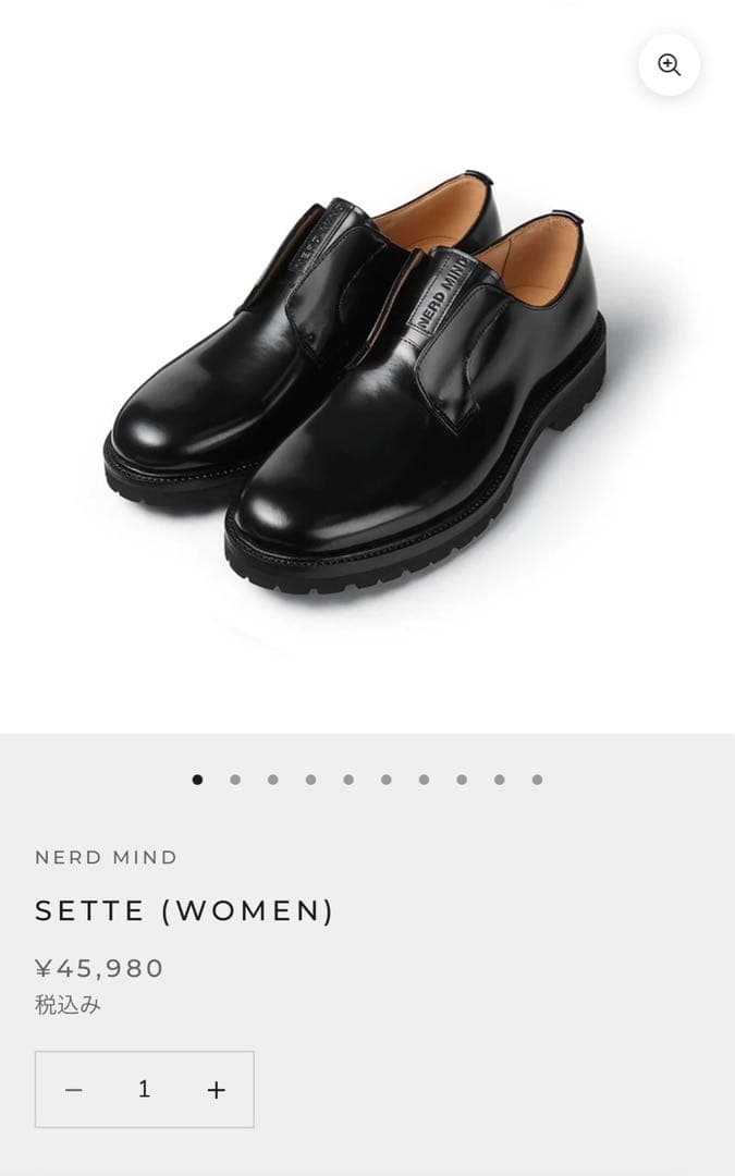 NERD MIND SETTE (WOMEN) ブラック 38 (24cm)