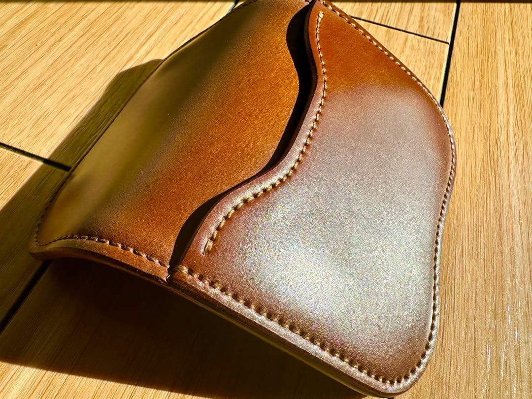 【美品】ラストクロップス　タング　シェルコードバン　バーボンカラー