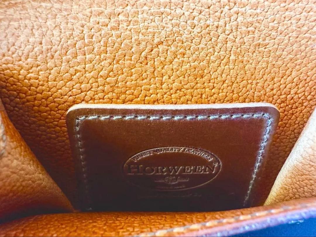 【美品】ラストクロップス　タング　シェルコードバン　バーボンカラー