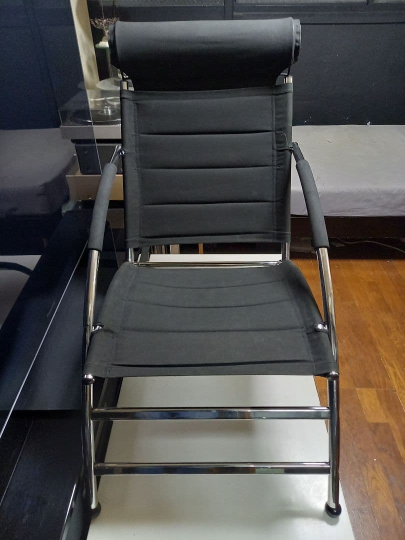 1970's　スペースエイジ　パーソナル　チェア　ポストモダン　ブラック　メタル