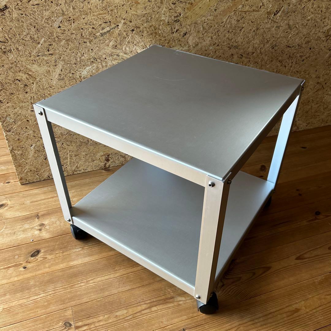 無印良品 アルミ ローテーブル ワゴン (小) サイドテーブル