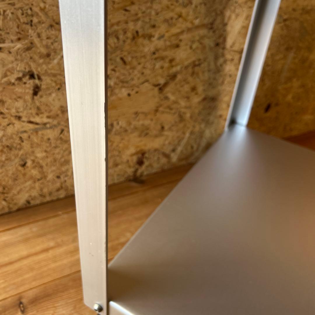 無印良品 アルミ ローテーブル ワゴン (小) サイドテーブル