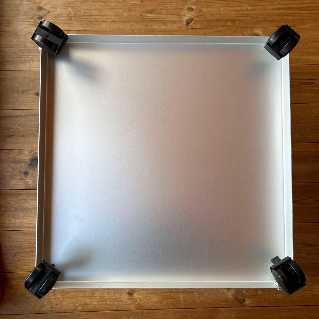 無印良品 アルミ ローテーブル ワゴン (小) サイドテーブル