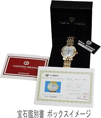 新品 ロイヤルモントレス ソーラー　ルビー4石　レディース 腕時計 ゴールド