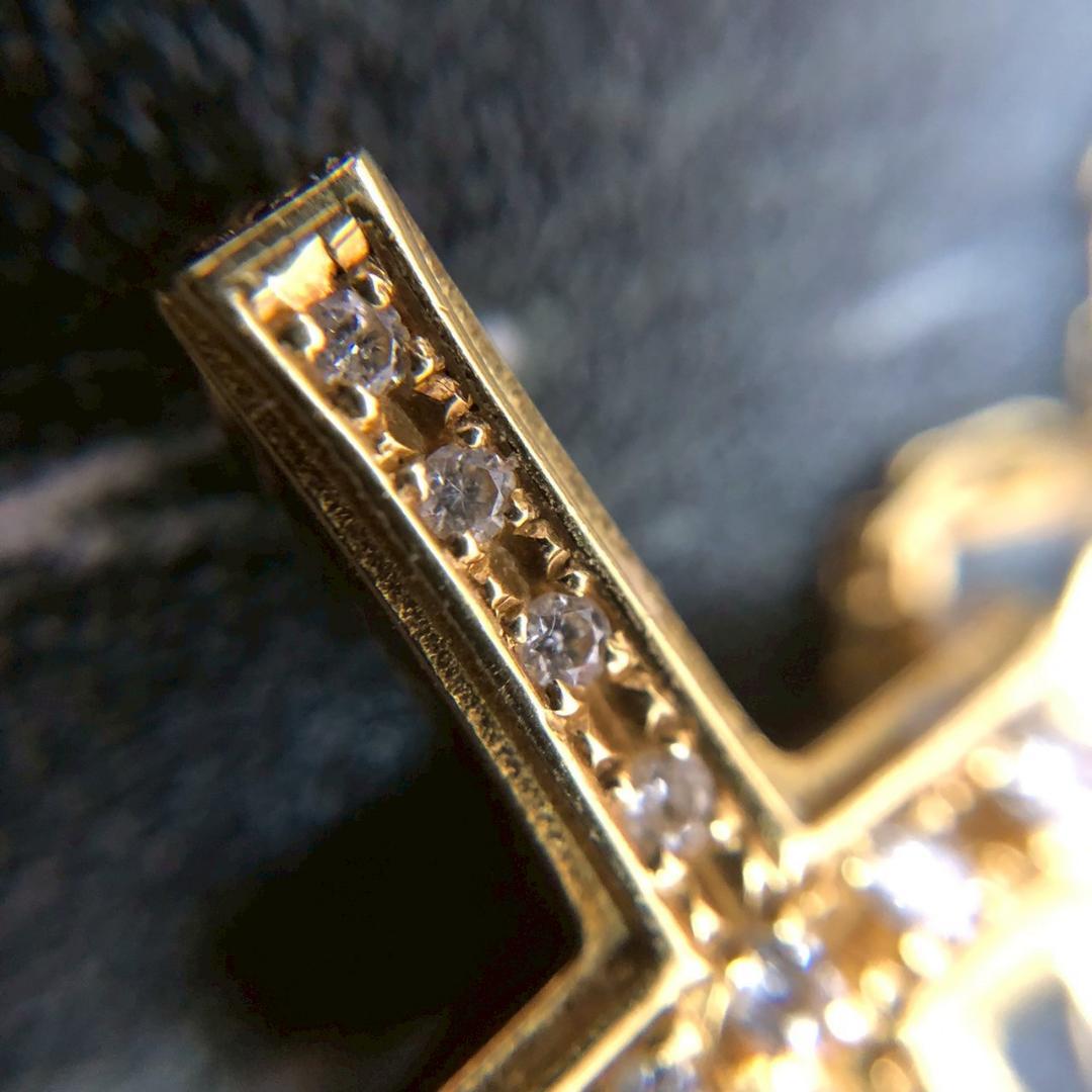 ♥シンパシーオブソウル　k18　スモールグラビティ　ネックレス　１１Pダイヤ