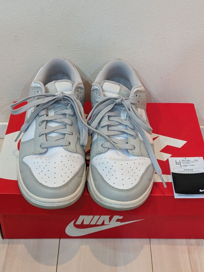 DUNK LOW \"GREY FOG\" ダンク ロー グレーフォグ　27.5cm