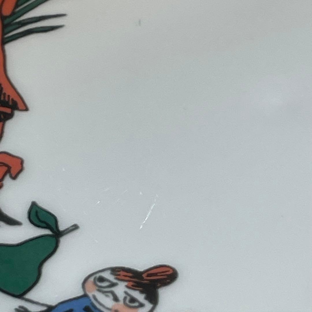 廃盤　イッタラ　アラビア　ムーミン　プレート&マグカップ　チルドレン　リーフ柄