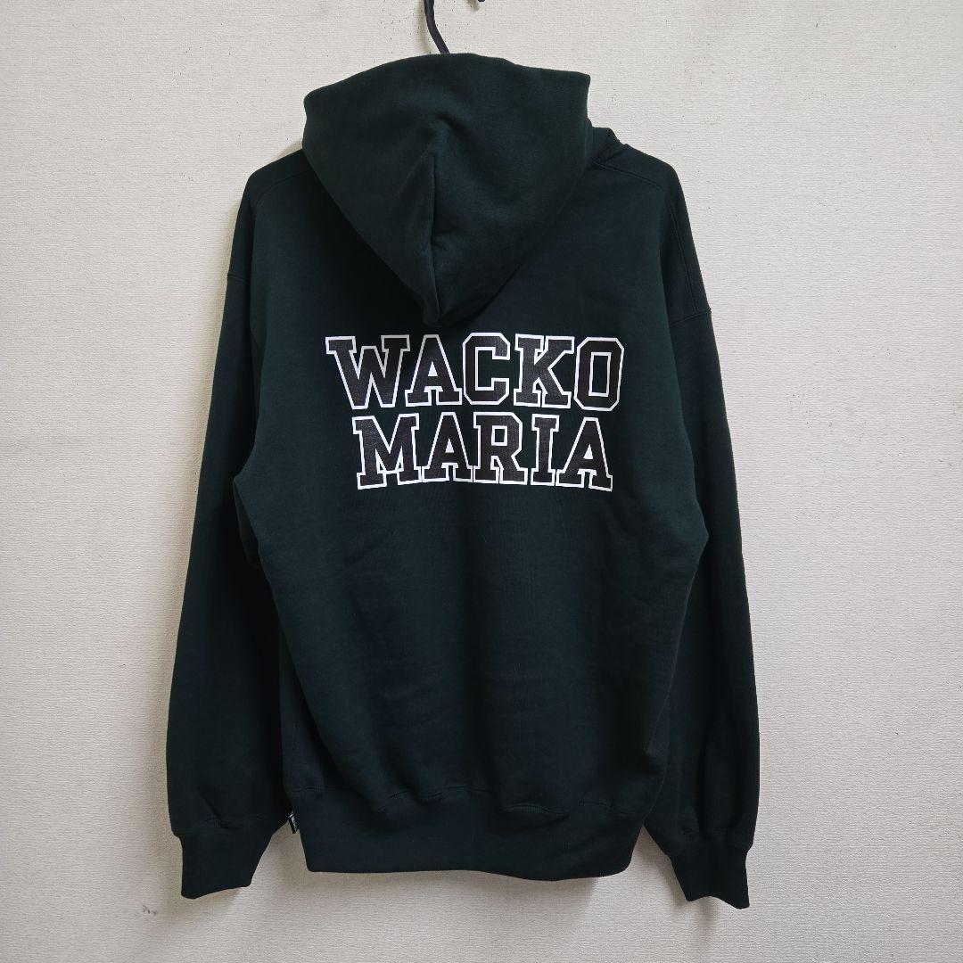 今だけ価格24FW新品ワコマリアWACKOMARIAスウェットパーカーGREEN