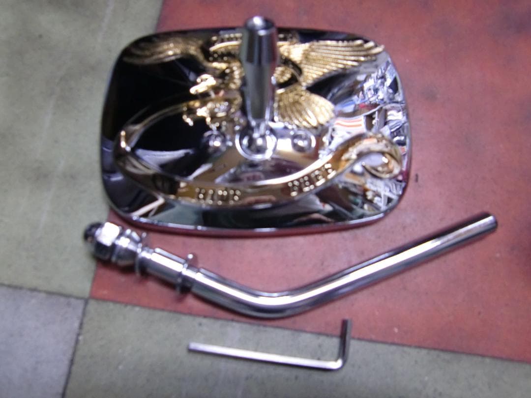 0640-0476.ゴールドイーグルライブツーライドミラー2個セット