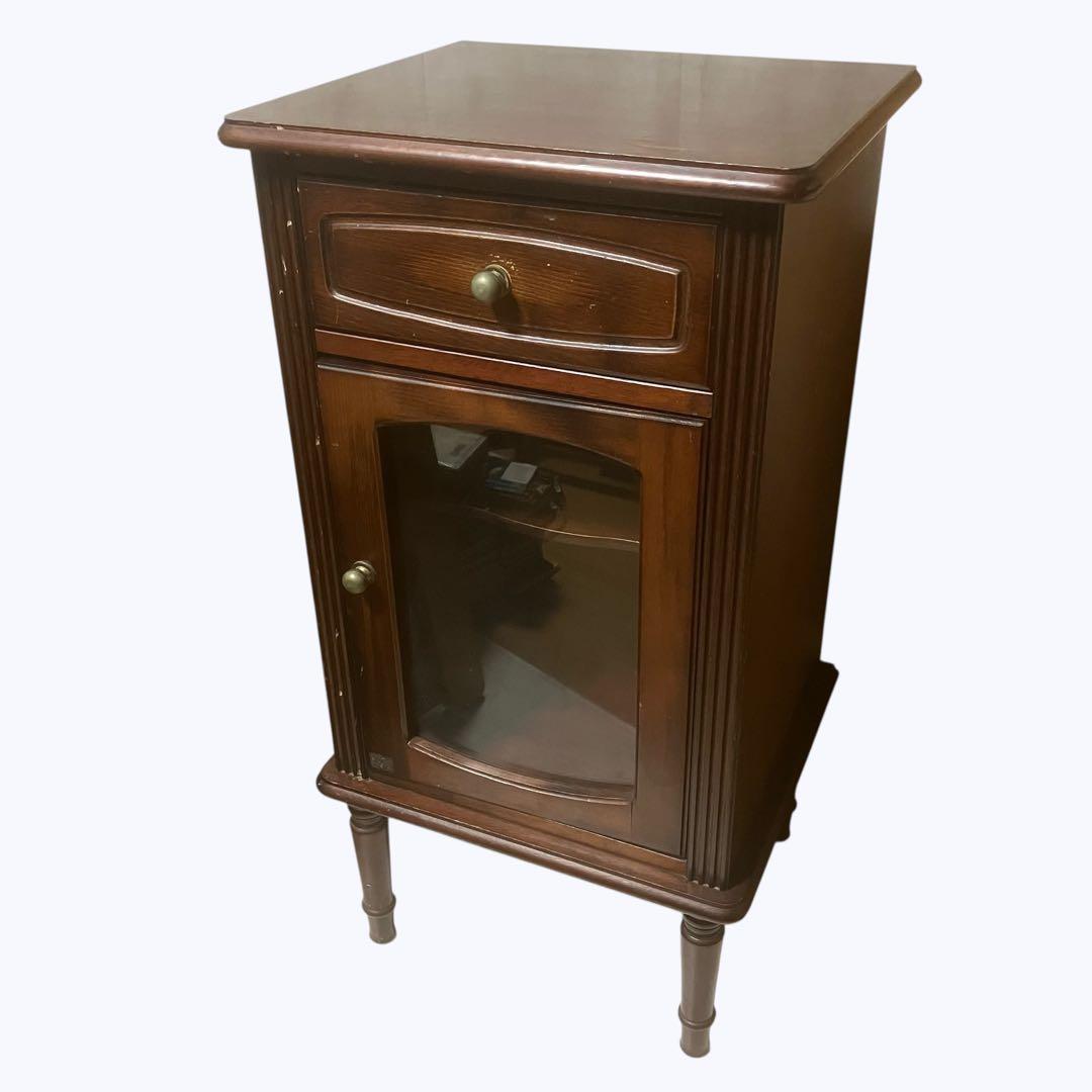 【アンティーク調】チェスト 電話台 飾り棚　キャビネット　ヨーロピアン　棚