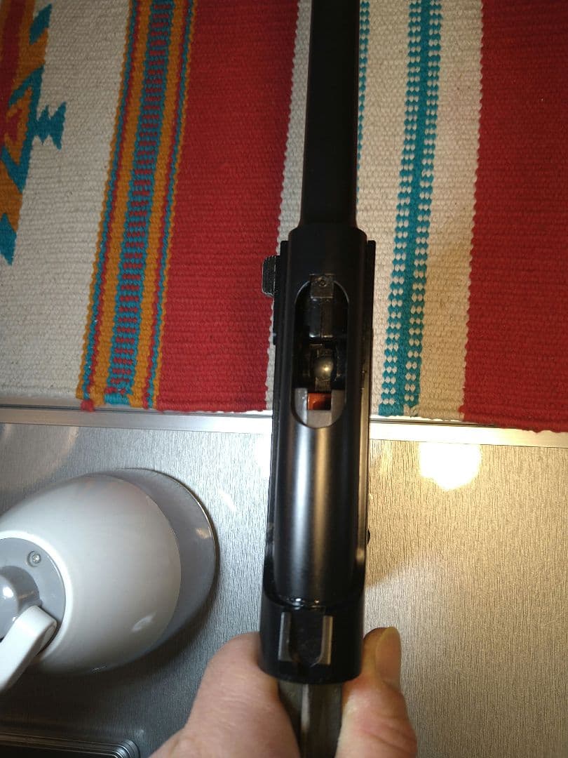 美品ジャンク！マルシン　南部十四年式ガスブロ　８mmBB弾仕様　ガス抜け・漏れ有