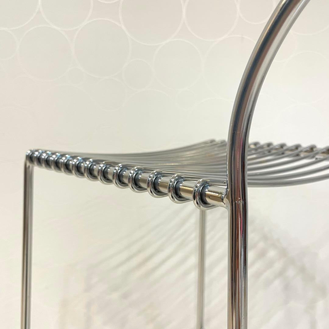 【希少】スチール ロッドチェア バーチェア ハイチェア アンティーク 北欧風