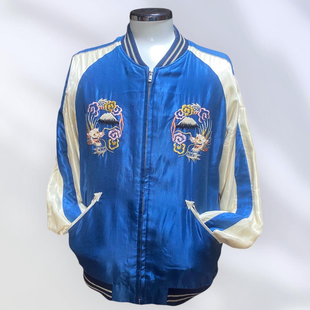 ひ*た様 【両A面】テーラー東洋スカジャンリバーシブル龍 × JAPANマップ