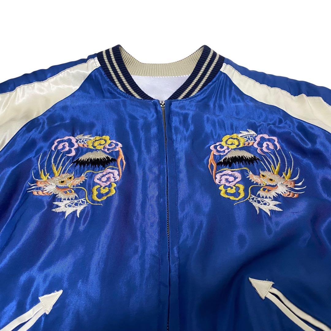 ひ*た様 【両A面】テーラー東洋スカジャンリバーシブル龍 × JAPANマップ