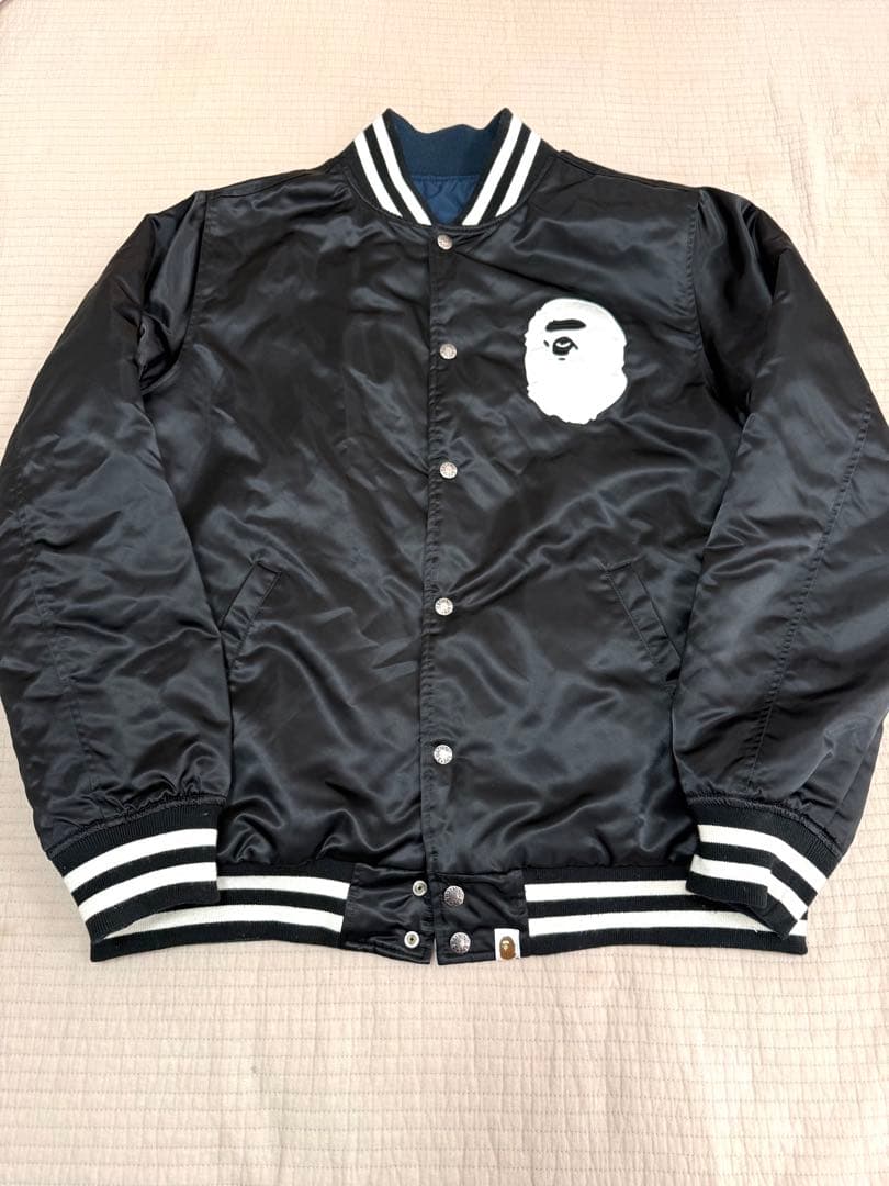 APE リバーシブル　スタジャン　ジャンパー　サイズXL エイプ　ベイプスタ