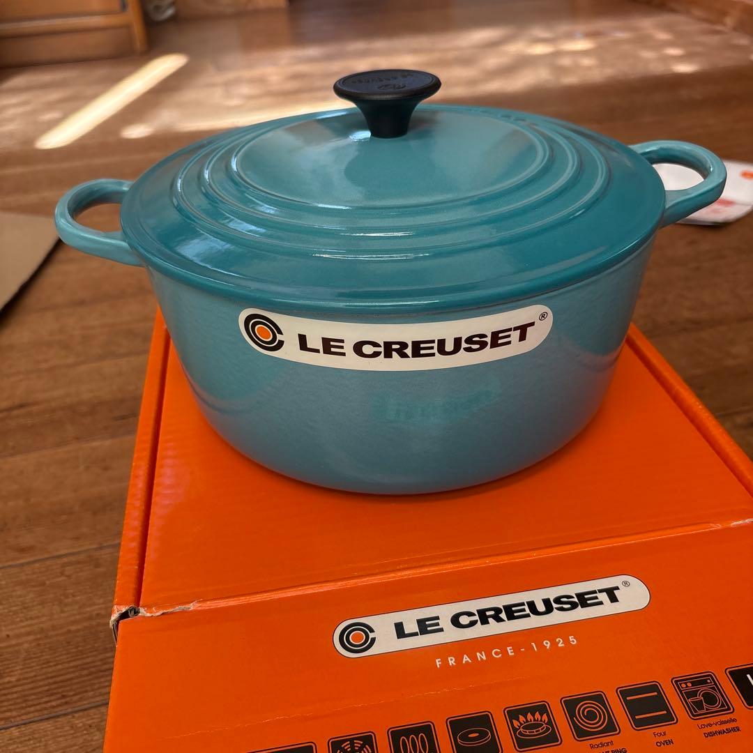 ル・クルーゼ　ブルー　22センチ