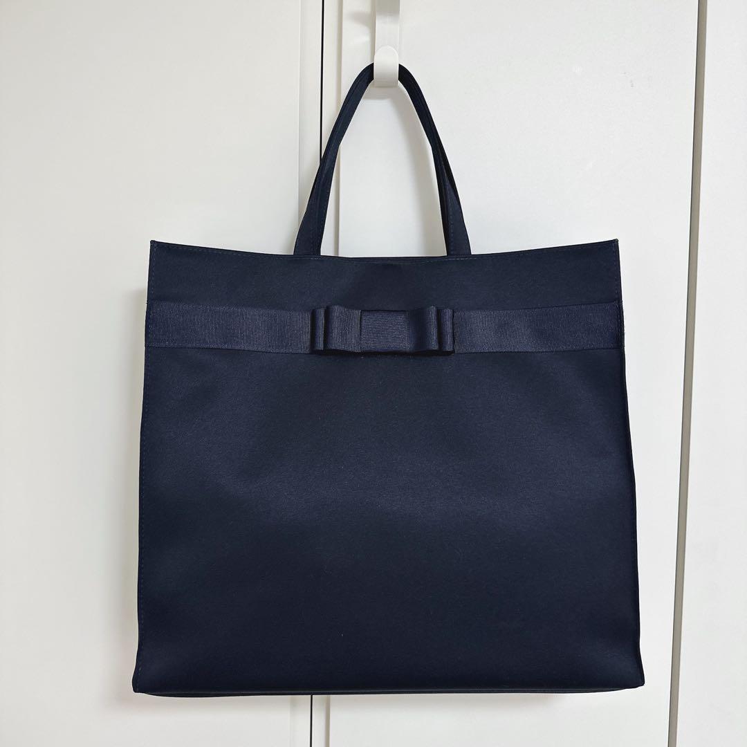 【東京ソワール / プチソワール】【撥水加工】ビッグサイズのお受験トートバッグ