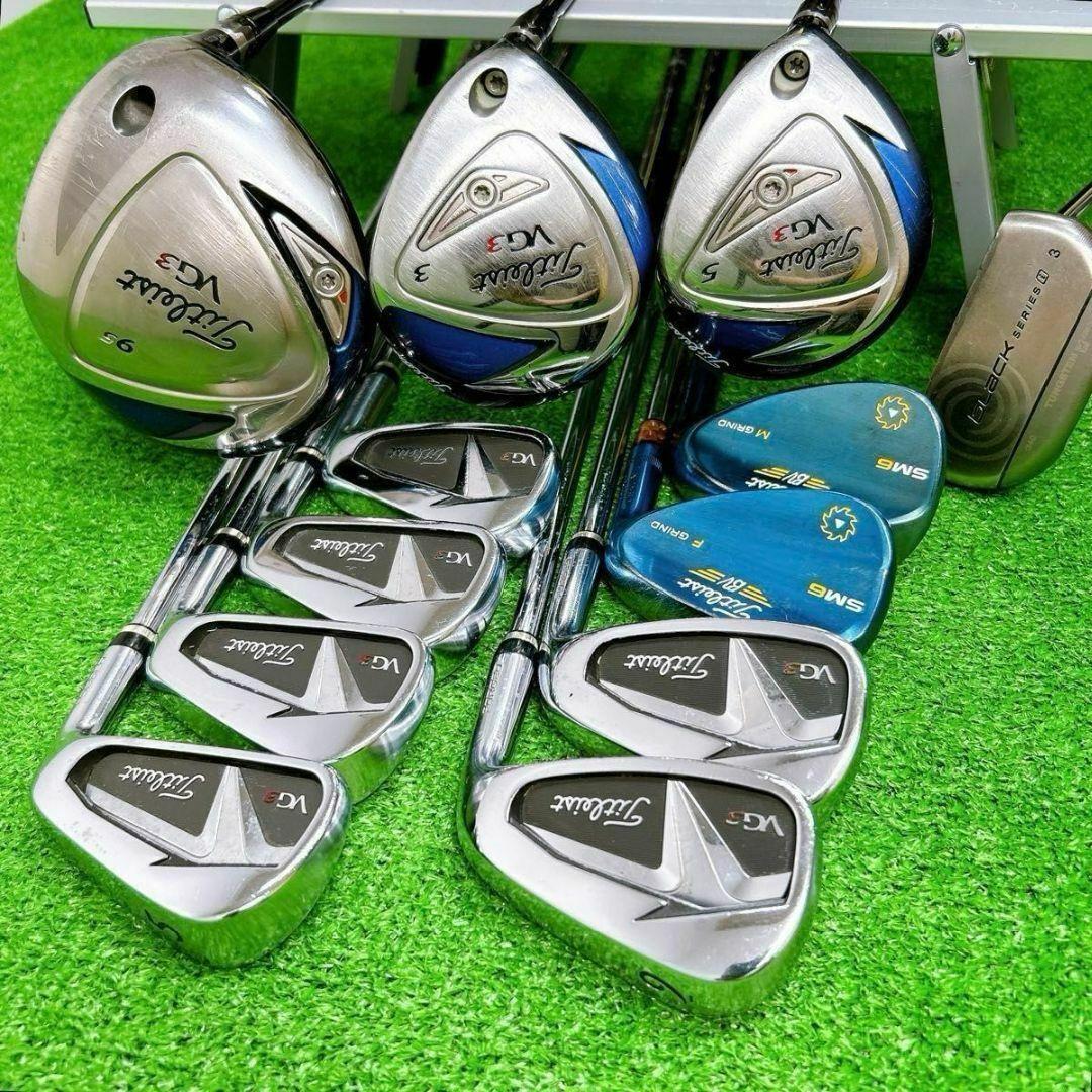 【一流ブランド】タイトリスト VG3 メンズクラブセット 12本 初心者 男性