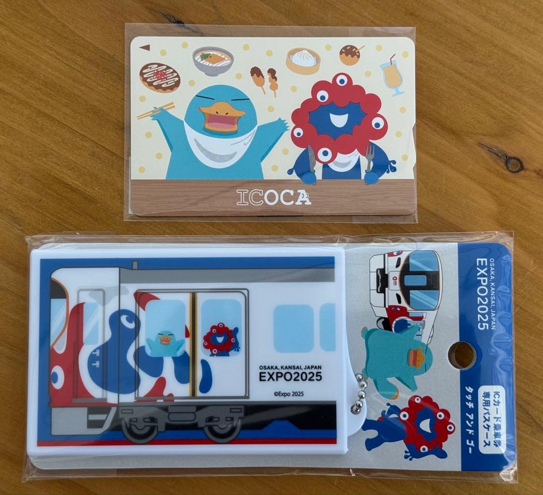 大阪関西万博限定ミャクミャク×イコちゃんICOCA・パスケース