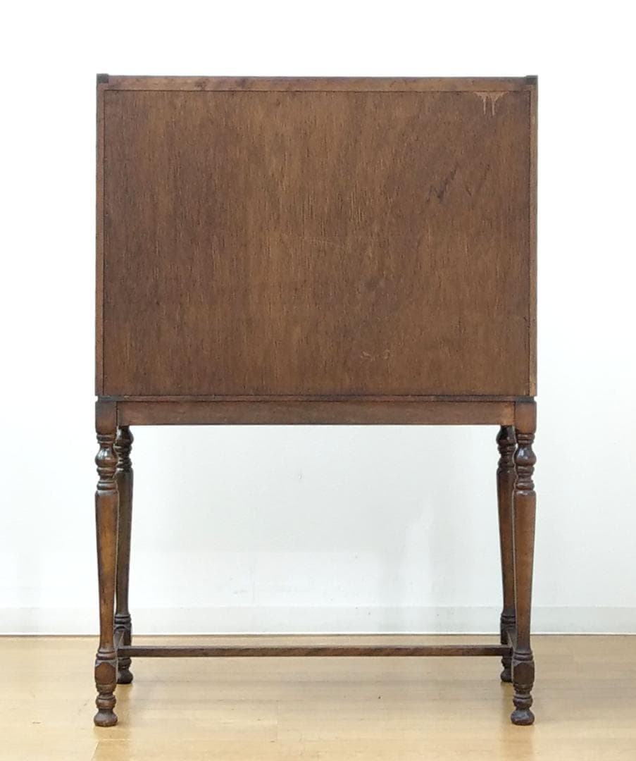 神戸 メープル不二屋 木製 アンティーク ライティング デスク ビューロー