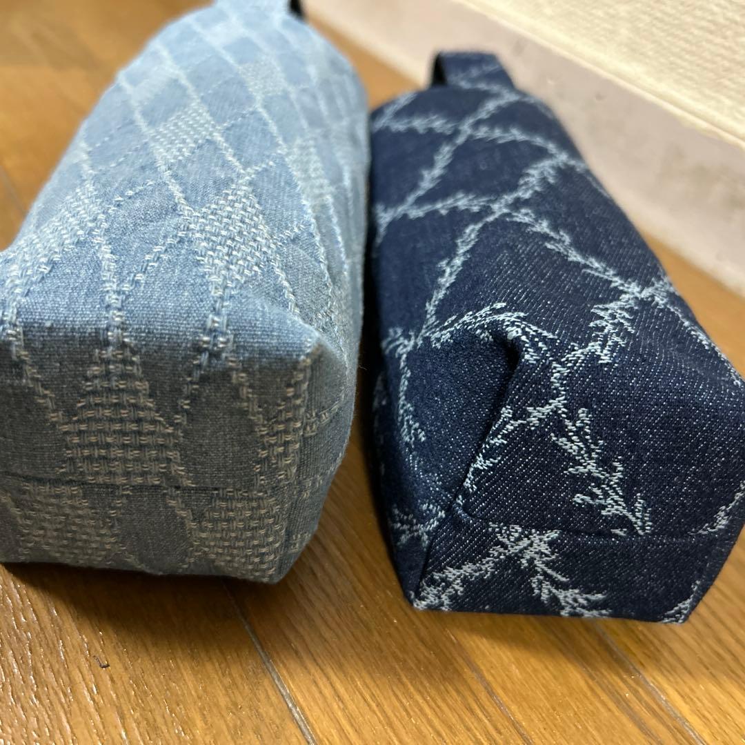 【61】ハンドメイド ペットボトルカバー2枚セット デニム生地
